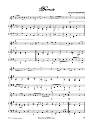 The Baroque Recorder - Partition - Flûte à bec